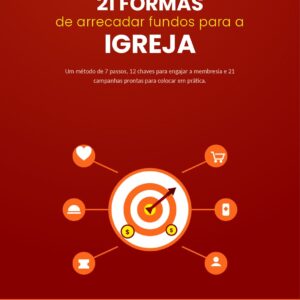 Capa do e-book 21 formas de arrecadar fundos para a igreja, da Chácara da Serra