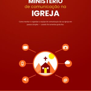 Capa do e-book Ministério de comunicação na igreja, da Chácara da Serra