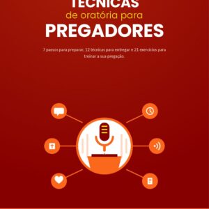 Capa do e-book Técnicas de oratória para pregadores, da Chácara da Serra