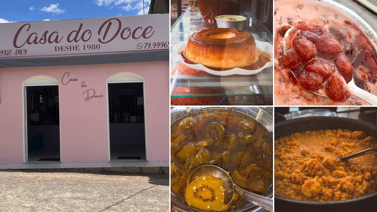 Casa do Doce, na BR-235 em Areia Branca (SE), a 11 minutos da Chácara da Serra