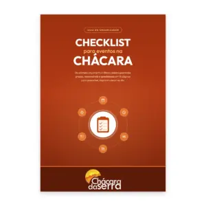 Capa do Checklist para eventos na Chácara da Serra